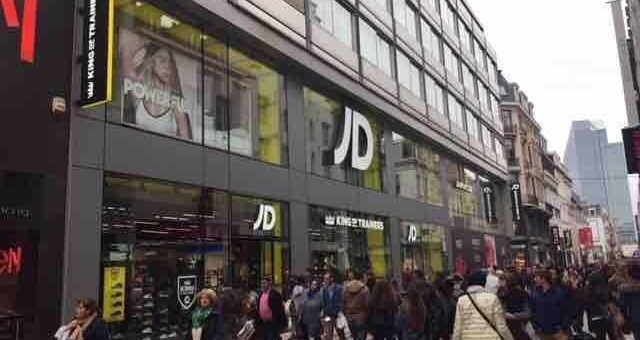 JD Sports opent flagship store in Brussel